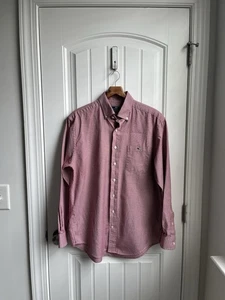 Vineyard Vines Men’s M Red Gingham Check Classic Fit Tucker Button Down Shirt - Picture 1 of 8