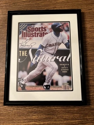 1990 Ken Griffey Jr. Autographed Natural S.I. Cover by Upper Deck. With COA . - Image 1 of 4
