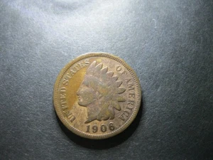 1906 INDIAN HEAD 1 c  POSSIBLE DD/RPD VARIETY  COPPER - Picture 1 of 12