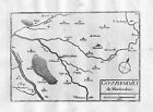 Ca.1630 Montauban Tarn-et-Garonne Quercy France Gravure Carte Tassin