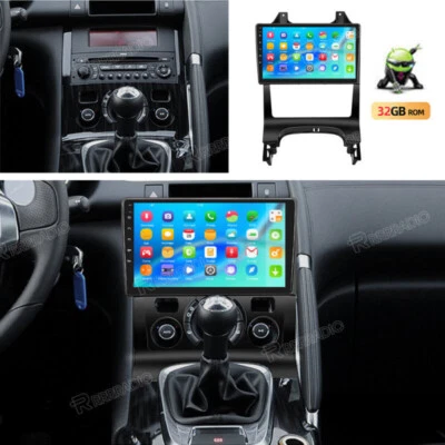 PODOFO Radio Coche 32GB Android 13 Para Peugeot 3008/5008 2009-2016 GPS Navi WIFI RDS DAB