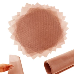 10-200 Mesh 99.9% Copper Screen Woven Mesh Screen Copper Mesh Cloth - Picture 1 of 76
