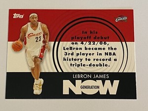 2007-08 Topps Generation Now Lebron James LeBron James #GN1