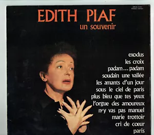 33 RPM Edith Piaf Vinyl LP 12 " Un Souvenir -exodus -padam Padam Paris -mfp - Picture 1 of 5