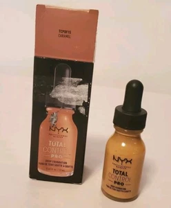 Base de maquillaje profesional NYX Total Control Pro Drop caramelo - Imagen 1 de 6