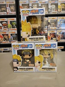 Funko Pop Lote 3 Animación #726 Naruto Uzumaki Sexy Jutsu Six Path Noodles #186 - Imagen 1 de 6