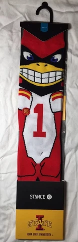 STANCE NCAA Iowa State Cyclones Socks NCAA 9-12 New With Tags! Super Rare!! Cover