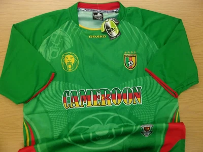 Drako Sport Cameroon National Soccer Team Performance Jersey Mens S/M ~NWT~ - Image 1 of 3