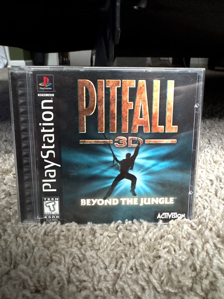 Pitfall 3D Beyond The Jungle PS1 PlayStation 1 CIB***RARE***OOP*** - Image 1 of 1