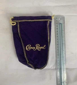 Original Purple Crown Royal Bag Small Size 375ml: 6" x 7.5" - Picture 1 of 2