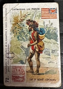 CAPE OF GOOD HOPE 1800'S STAMP ON STAMP TRADING* CARD STAMPS ON STAMPS -P17319-2 - Picture 1 of 1