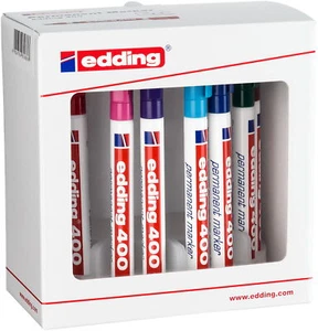 Edding 400 Permanentmarker. 10er-Systembox/Arbeitsbox Filzstift sortiert ALLE! - Bild 1 von 4