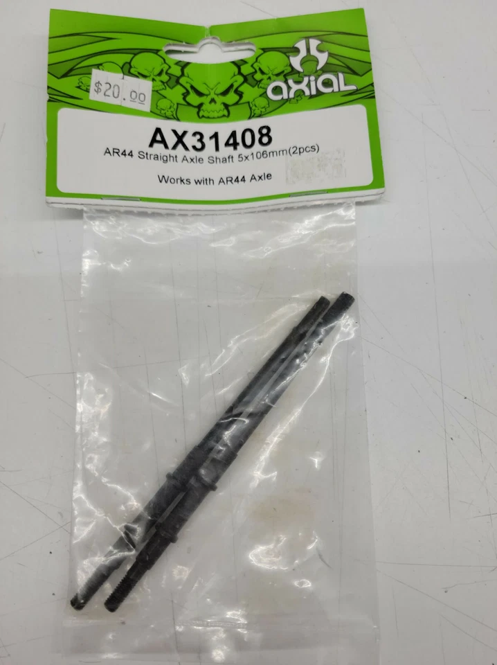 Axial Racing Ar44 Straight Axle Shaft 5x106mm (2pcs) Axiax31408