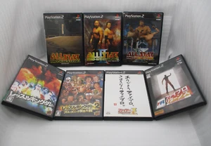 WRESTLE KINGDOM, ALLSTAR PRO WRESTLING, FIRE WRESTLING PS2 7Games Japan import - Picture 1 of 13
