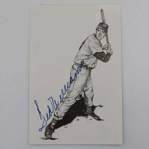 Ted Williams Signed 1989 The Kid Inc Postcard Boston Red Sox Auto JSA ZJ17333 - Picture 1 of 7