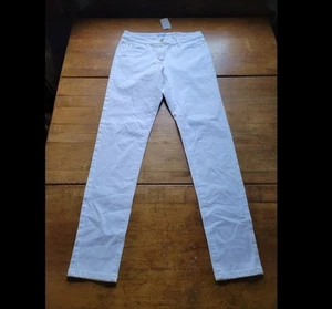 J.McLaughlin Womens Lexi Pant Jeans Sz 4 Solid White New With Tag - Picture 1 of 18
