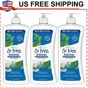 3er-Pack St. Ives hauterneuernde Körperlotion Kollagen Elastin, parabenfrei, 21 oz - Bild 1 von 6