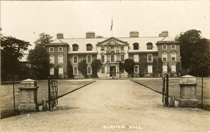 REAL PHOTO POSTCARD OF DUNHAM HALL, (NEAR ALTRINCHAM), CHESHIRE - Picture 1 of 2