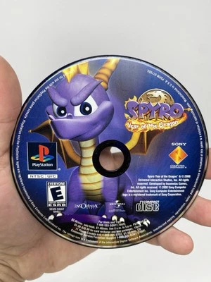 Spyro Año del Dragón (PlayStation, 2000) | Disco de Juego Solo Probado Auténtico Foto 1 de 4