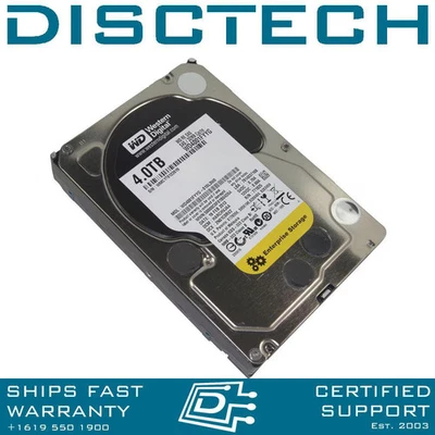 Western Digital RE WD4001FYYG 4000GB / 4TB 7.2K 3.5" SAS Hard Drive - Image 1 of 3