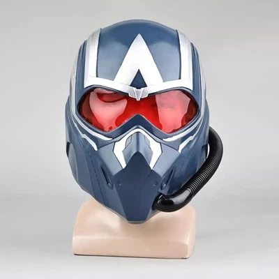 Movie Captain America 4 Falcon Captain America Helmet Wearable Cosplay Headgear - Image 1 of 4
