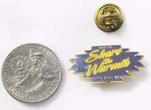 Host To Share The Warmth Super Bowl XXX Arizona Sun Devil Sta Anstecknadel Pinback  - Bild 1 von 3
