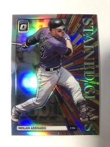 2020 Donruss Optic Nolan Arenado Stained Glass SILVER HOLO PRIZM #SG-1 Rockies - Picture 1 of 2