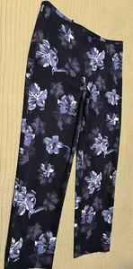 Kasper geblümte Hose Gr. 12 blau, schwarz, weiß - Bild 1 von 8