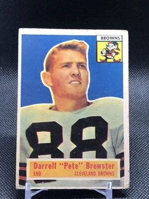 1956 TOPPS #21 DARRELL BREWSTER BROWNS NFL Football VG - Image 1 of 2
