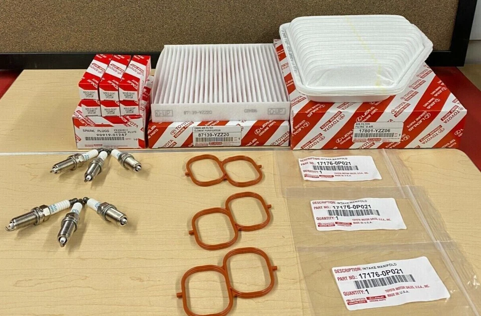 OEM 2009-2016 TOYOTA VENZA V6 3,5 L KIT DE PUESTA A PUNTO BUJÍAS FILTROS DE AIRE Y CABINA Foto 1 de 1