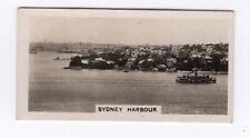 Scenes of Australia Cigarette Card 1932 #34 Ferry on Sydney Harbour, NSW