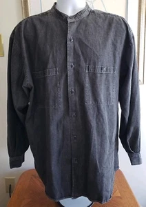Neiman Marcus Men's Grey Size Large L Button Down Long Sleeve Shirt - Picture 1 of 4