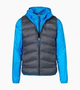 "Chaleco 2 en 1 original Porsche - 911 GT3 Collection" + chaqueta de viento, azul / gris - Imagen 1 de 8