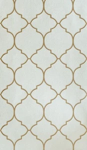 Glamour von Exclusive Creme und Roségold Glitzer Spalier Tapete (E2001) - Bild 1 von 4