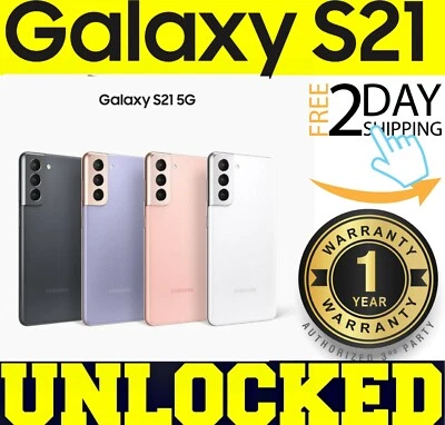 SAMSUNG GALAXY S21 5G SM-G991U1 128GB (FACTORY UNLOCKED) GSM + CDMA ✤SEALED✤ - Image 1 of 4