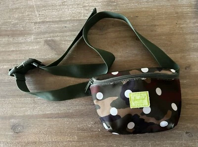 Herschel Supply Co. Bumbag Fanny Pack Camouflage Logo Zipper Adjustable Casual - image 1 of 4