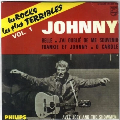 VINYL 45 T johnny vol 1 les rocks le plus terribles 1er édition 1964 - Photo 1/2