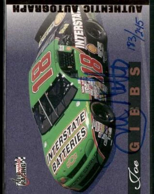 1996 Score Board Autographed #NNO Joe Gibbs Autographs Gold #/245 - Image 1 of 2