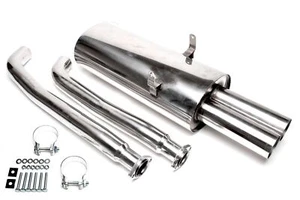 TA TECHNIX EDELSTAHL Auspuffanlage Gr. A ab Kat für BMW E36 328i 2x76mm scharf - Afbeelding 1 van 1