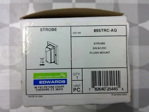 Edwards 89STRC-AQ 24VAC/DC Flush Mount Strobe Alarm **Free Shipping** - Picture 1 of 4