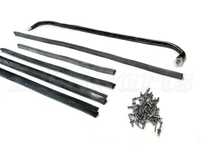 Land Rover Series Safari Rear Door Seal Kit and Rivets OEM New - Picture 1 of 4