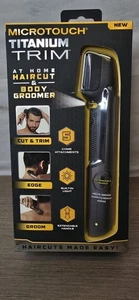 Outil de coupe de cheveux et de toilettage du corps Microtouch Titanium TRIM éclairé NEUF - Photo 1/5