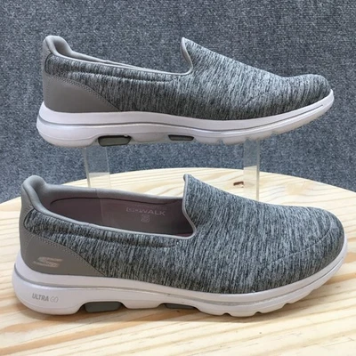 Zapatos Skechers Mujer 11 GO Walk 5 Deportivos Sin Cordones Tenis 15903W Tela Gris Foto 1 de 4