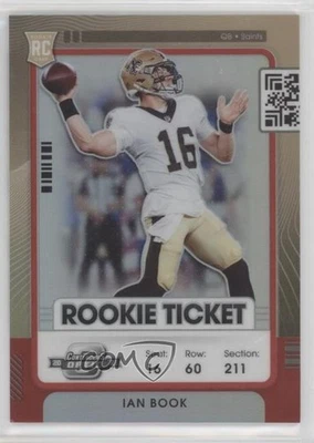 2021 Panini Contenders Optic Ticket Red Prizm /175 Ian Book #67 Rookie RC - Image 1 of 2