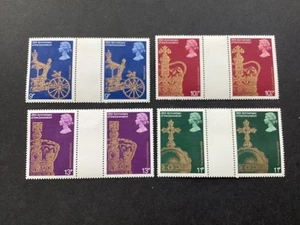 ICOLLECTZONE Great Britain Sc 835-38 SG 1059-2062 Gutter Pairs XF NH - Picture 1 of 1