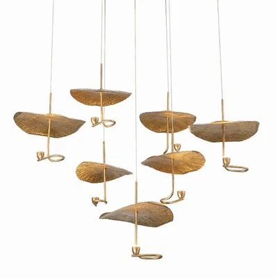 Eurofase Lighting 41909 Lagatto 9 Luces 24"W LED Suspensión Multi - Bronce Foto 1 de 4