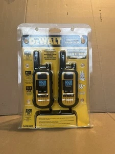 New DEWALT DXFRS300 1 W 22 Channels IP67 Heavy-Duty Walkie Talkies - Zdjęcie 1 z 5
