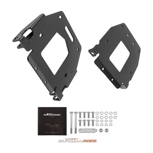 Front Mounting Kit for Polaris General 4 1000 2017-2018 Black Steel Plow UTV - Picture 1 of 11
