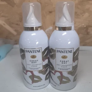 Pantene Waterless Cheat Day Dry Shampoo Foam 180ml – Pack of 2, No Rinse Formula - Picture 1 of 9