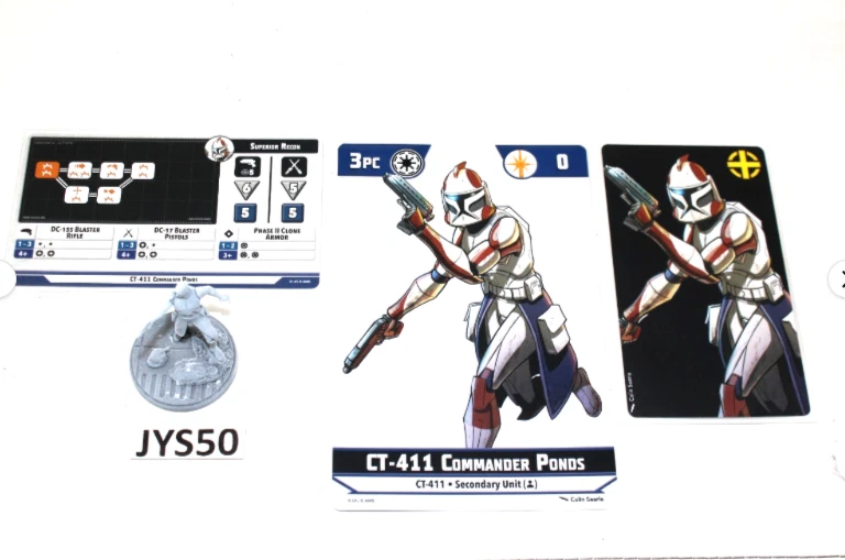 Star Wars Shatterpoint CT-411 Commander Ponds JYS50 Foto 1 de 1